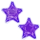 aerial view a purple star gelbead hot / cold pack, image 1 of 2