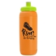 a orange bottle & lime green lid 16 oz the sport pint
