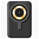 aerial view a black magsafe power bank with kickstand, image 1 of 2