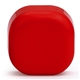 aerial view a red neon cube lip balm with aloe and beeswax, image 1 of 2