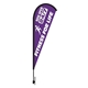 a custom 14- ft. tear drop flag kit single side