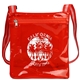 aerial view a red clear tpu essenstials satchel bag, image 1 of 2