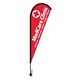 a custom 8- ft. tear drop flag kit / single side