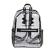 aerial view a clear/black clear tpu backpack, image 1 of 2