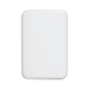 aerial view a white magsafe compatible 4000 mah magnetic power bank, image 1 of 2