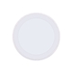 a white 10w white qi wireless puck smartphone charging pad