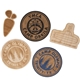 a group of wood stickers 4 x 4