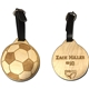 a group of wood luggage tags 3 1/2 w x 3 1/2 h