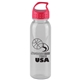 a clear bottle & red lid the outdoorsman - 24 oz tritan(tm) renew bottle with crest lid