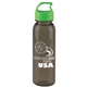 a smoke bottle & lime green lid the outdoorsman - 24 oz tritan(tm) renew bottle with crest lid