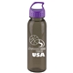 a smoke bottle & violet lid the outdoorsman - 24 oz tritan(tm) renew bottle with crest lid