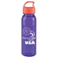 a transparent violet bottle & orange lid the outdoorsman - 24 oz tritan(tm) renew bottle with crest lid