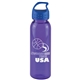 a transparent violet bottle & royal blue lid the outdoorsman - 24 oz tritan(tm) renew bottle with crest lid