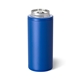 aerial view a royal blue 12 oz swig life(tm) skinny can cooler, image 1 of 2