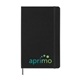 aerial view a black moleskine(r) hard cover large 18 month weekly 2024-2025 planner, image 1 of 7