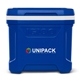 aerial view a white-majestic blue igloo(r) profile ii 16 qt cooler, image 1 of 18