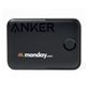 aerial view a black anker(r)maggo 5k power bank with stand, image 1 of 6