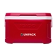 aerial view a white-red star igloo(r) profile ii 50 qt cooler, image 1 of 14