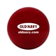 aerial view a burgundy lip balm & white crinkle paper chap balm ornament set 4 pack, image 1 of 2