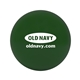 aerial view a dark green lip balm & white crinkle paper chap balm ornament set 4 pack, image 1 of 2