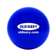aerial view a royal blue lip balm & white crinkle paper chap balm ornament set 4 pack, image 1 of 2