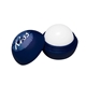 aerial view a dark blue lip balm & white crinkle paper chap balm ornament set 4 pack, image 2 of 2