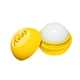 aerial view a yellow lip balm & white crinkle paper chap balm ornament set 4 pack, image 2 of 2