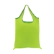 aerial view a light green 375 florida polyester shopping tote bag, image 1 of 3