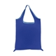 aerial view a royal blue 7685 florida polyester shopping tote bag, image 1 of 3