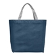 aerial view a navy 2955 julian rpet recycled non - woven shopping tote bag, image 1 of 2