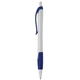 aerial view a blue 2748 spark grip affordable custom pen, image 1 of 2