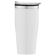 aerial view a white jasper - 18 oz stainless steel tumbler with plastic interior, image 1 of 2