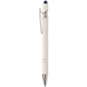 aerial view a blue 2133 ellipse softy white barrel metal stylus pen, image 1 of 2