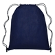 aerial view a navy gateway non - woven drawstring backpack, image 1 of 2