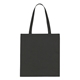 aerial view a black non - woven harbor tote bag, image 1 of 2