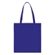 aerial view a blue non - woven harbor tote bag, image 1 of 2