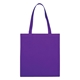 aerial view a purple non - woven harbor tote bag, image 1 of 2