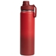 aerial view a red 1815 alaska ombre - 25 oz stainless steel double wall water bottle, image 1 of 2
