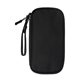 aerial view a black nova travel / tech accessory organizer case, image 1 of 7