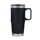 aerial view a black aidan 24 oz steel / pp liner travel mug, image 1 of 5