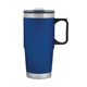 aerial view a blue aidan 24 oz steel / pp liner travel mug, image 1 of 5