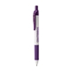 a violet trim / white pentel energel - x white barrel gel ink pen (medium)