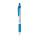 a sky blue trim / white pentel energel - x white barrel gel ink pen (medium)