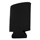 aerial view a black budget pocket can cooler sleeve holder, image 1 of 2