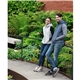 a group of mens jupiter puffer hoodie vest
