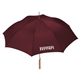 a burgundy 48 umbrella