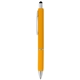 aerial view a yellow 7549 serena retractable gel stylus pen - colorjet, image 1 of 2