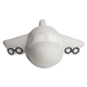 aerial view a gray (similar to pms 428c) airplane stress reliever, image 1 of 7