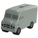 aerial view a gray (similar to pms 428c) step van stress reliever, image 1 of 8