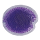 a purple gel beads hot / cold pack small oval
